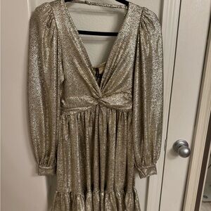 Elegant Gold Dress